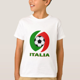 Flaggen-Ball-Entwurf Italiens Italien T-Shirt