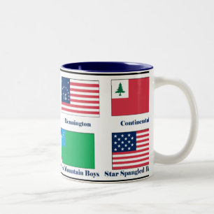 Flaggen der Freiheit Zweifarbige Tasse