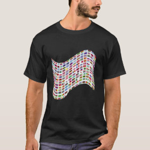 Flaggen der Länder der Welt - 287 Flaggen - Inter T-Shirt