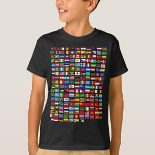 Flaggen der Länder der Welt Cool T-Shirt
