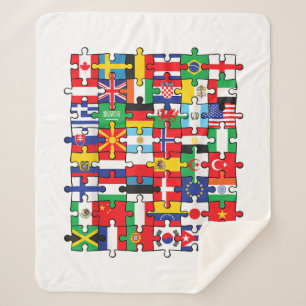 Flaggen der Länder der Welt internationale Flagge Sherpadecke