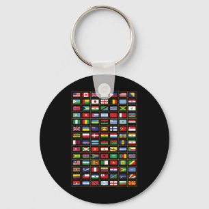 Flaggen der Länder der Welt Schlüsselanhänger