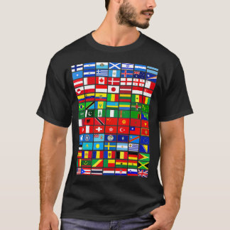 Flaggen der Länder der Welt T-Shirt