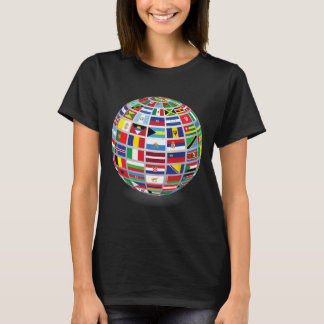 Flaggen der Länder der Welt T-Shirt