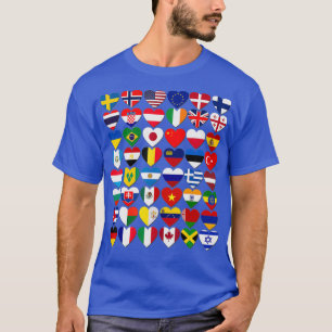 Flaggen der Länder der WeltInternational T-Shirt