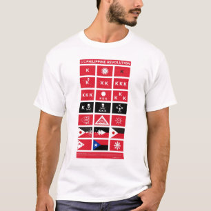 Flaggen der philippinischen Revolution T-Shirt