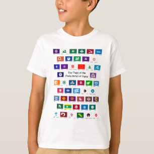 Flaggen der Präfekturen von Japan T-Shirt
