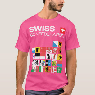 Flaggen der Schweizerischen Eidgenossenschaft T-Shirt
