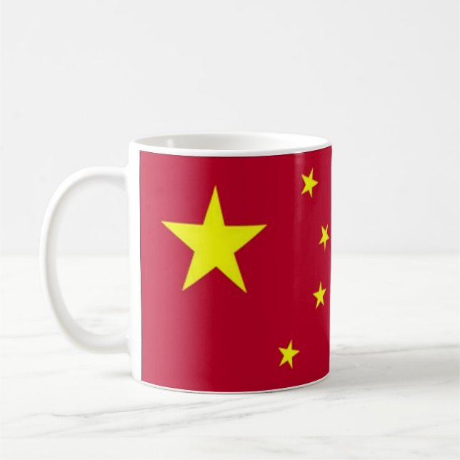 Flaggen der Tasse der China (Links)