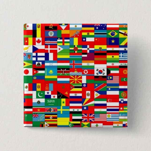FLAGGEN DER WELT BUTTON (Vorderseite)