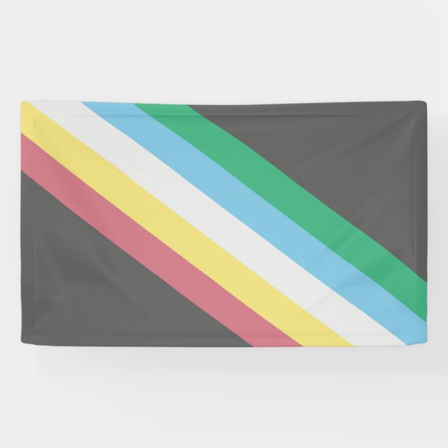 Flaggen des Schwerpunkts Behinderung Banner (Horizontal)