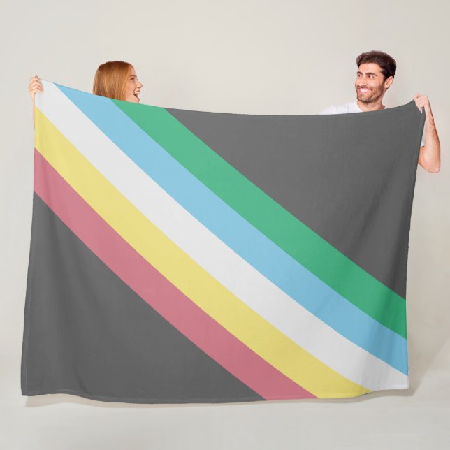 Flaggen des Schwerpunkts Behinderung Fleecedecke (Beispiel)