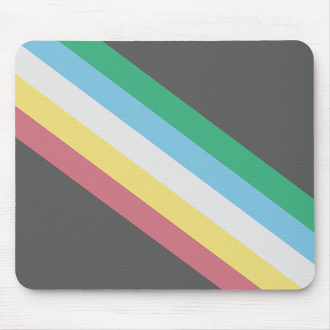 Flaggen des Schwerpunkts Behinderung Mousepad (Vorne)