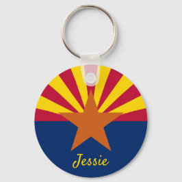 Flaggen des Staates Arizona Customize Name Schlüss Schlüsselanhänger