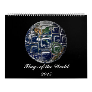 Flaggen des Weltwandkalenders 2015 Kalender