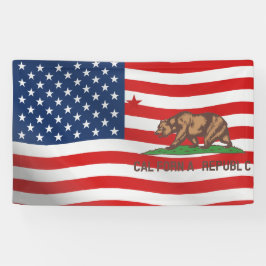 Flaggen-Design der Republik Kalifornien Banner