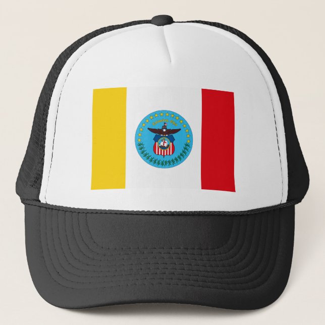 Flaggen-Hut Columbus Ohio Truckerkappe (Vorderseite)