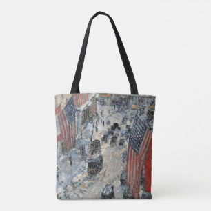 Flaggen in der 57th Street von Frederick Childe Ha Tasche
