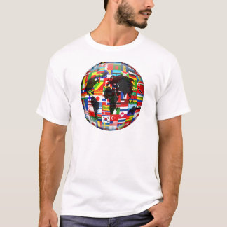 Flaggen-Kugel T-Shirt