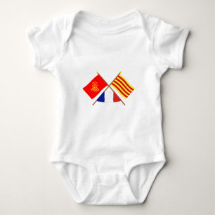 Flaggen Languedoc-Roussillon u. Baby Strampler