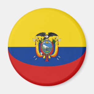 Flaggen-Magnet Ecuadors Fisheye Magnet