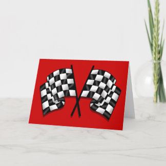 Flaggen - Motorsport-Checked-Flag Karte