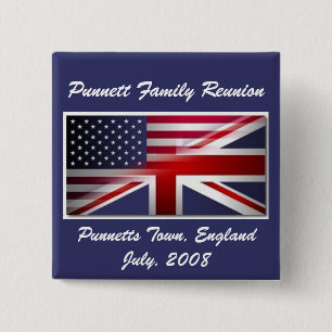 Flaggen, Punnett Familien-Wiedersehen, Punnetts Button