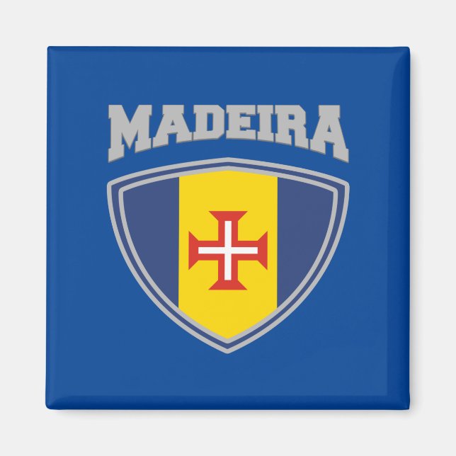 Flaggen-Schild Madeira Magnet (Vorne)