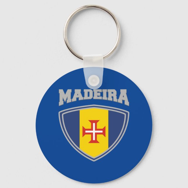 Flaggen-Schild Madeira Schlüsselanhänger (Vorderseite)