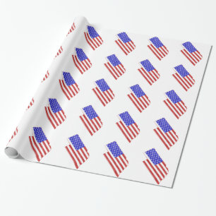Flaggen-Silhouette-Staatskarte Nebraska USA Geschenkpapier