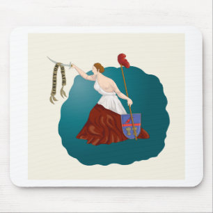 Flaggen-T - Shirts Sans Jacinto Mousepad