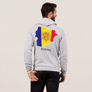 Flaggen und Länder Andorra Hoodie