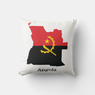 Flaggen und Länder Angola Kissen