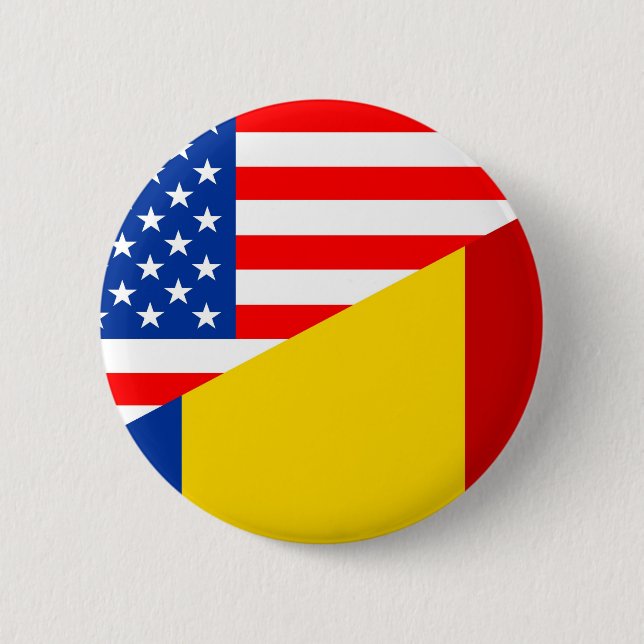 Flaggen-USA countr Vereinigter Staaten Amerika Button (Vorderseite)