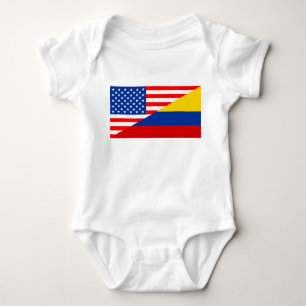Flaggen-USA-Zählung Vereinigter Staaten Amerika Baby Strampler