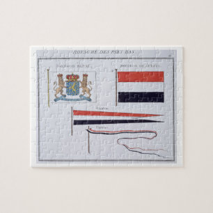 Flaggen vom Königreich der Niederlande, von a