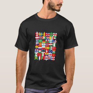 Flaggen von Ländern der internationalen Flagge T-Shirt