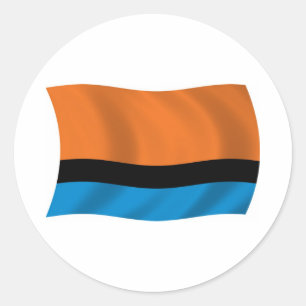 Flaggenaufkleber für Chagossians Runder Aufkleber