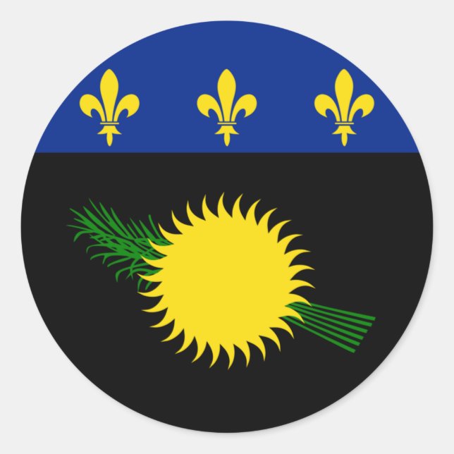Flaggenaufkleber Runder Aufkleber (Vorderseite)