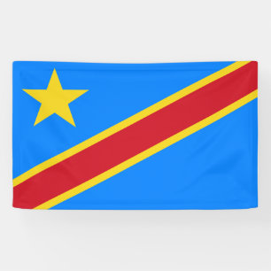 Flaggenbanner der Demokratischen Republik Kongo Banner