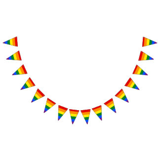 Flaggenbanner für LGBT-Stolz Wimpelkette