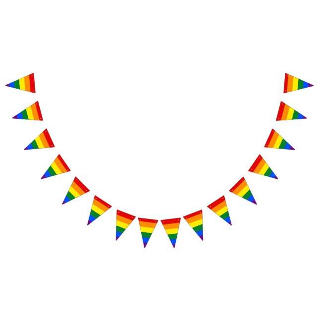 Flaggenbanner für LGBT-Stolz Wimpelkette (Alle)