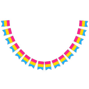 Flaggenbanner für Pansexualität Wimpelkette