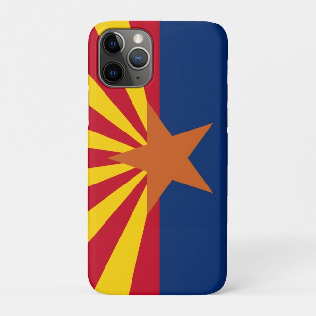 Flaggenbild des Staates Arizona Case-Mate iPhone Hülle (Rückseite)