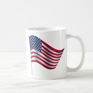 Flaggendesigns der USA Kaffeetasse