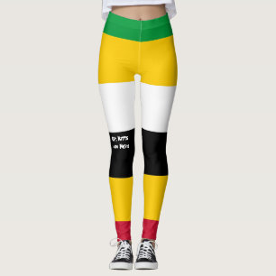 Flaggenfarben von St. Kitts Leggings