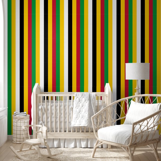 Flaggenfarben von St. Kitts Tapete (Kinder)