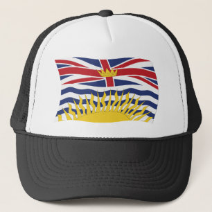 Flaggenhut British Columbia Truckerkappe