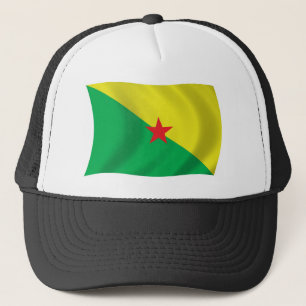 Flaggenhut von Französisch-Guayana Truckerkappe