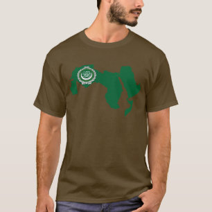 Flaggenkarte der arabischen Liga T-Shirt